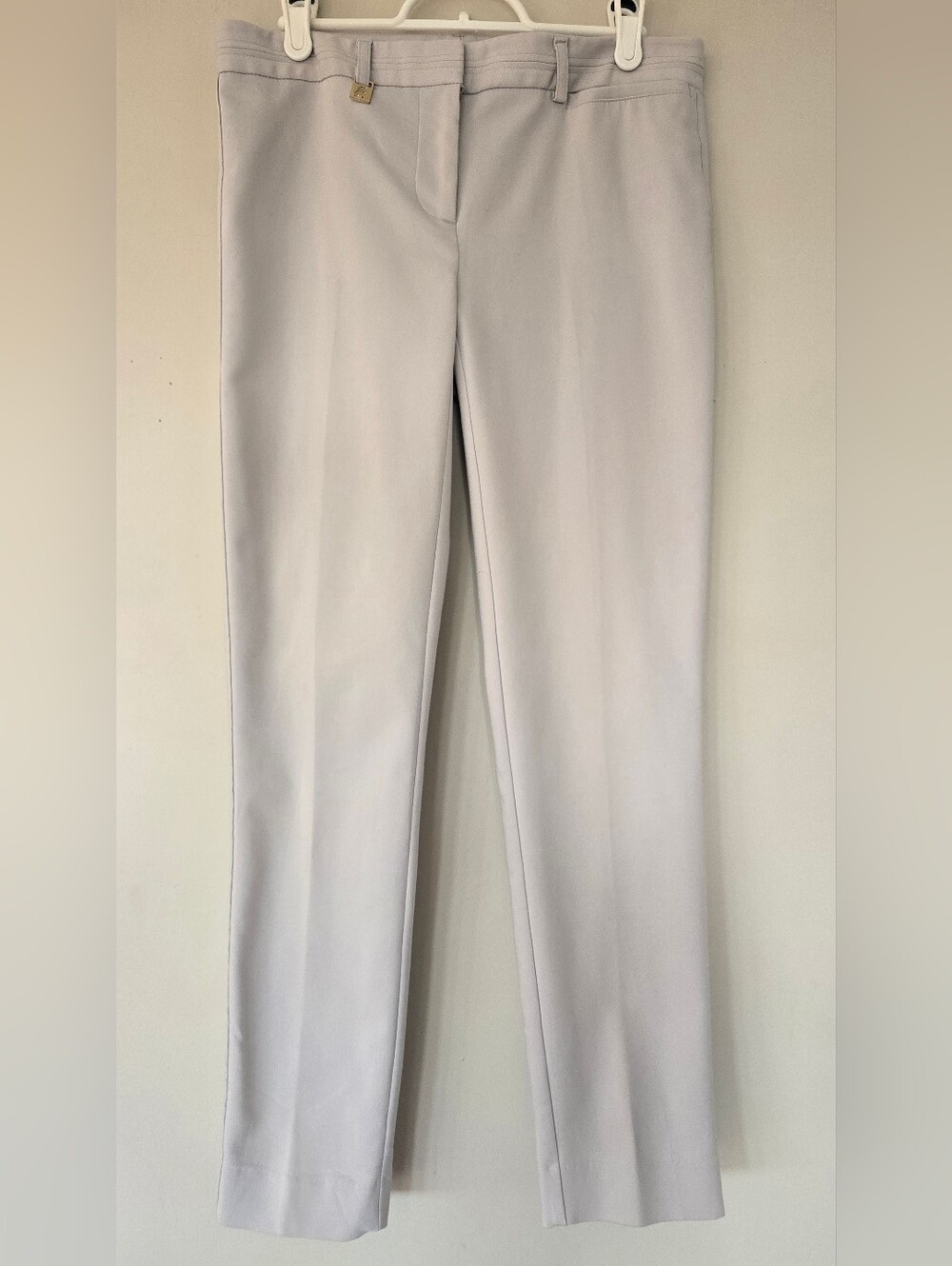 Karl Lagerfeld Light Gray Cropped Ankle Pants